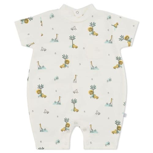 Jungle Print Boys Romper