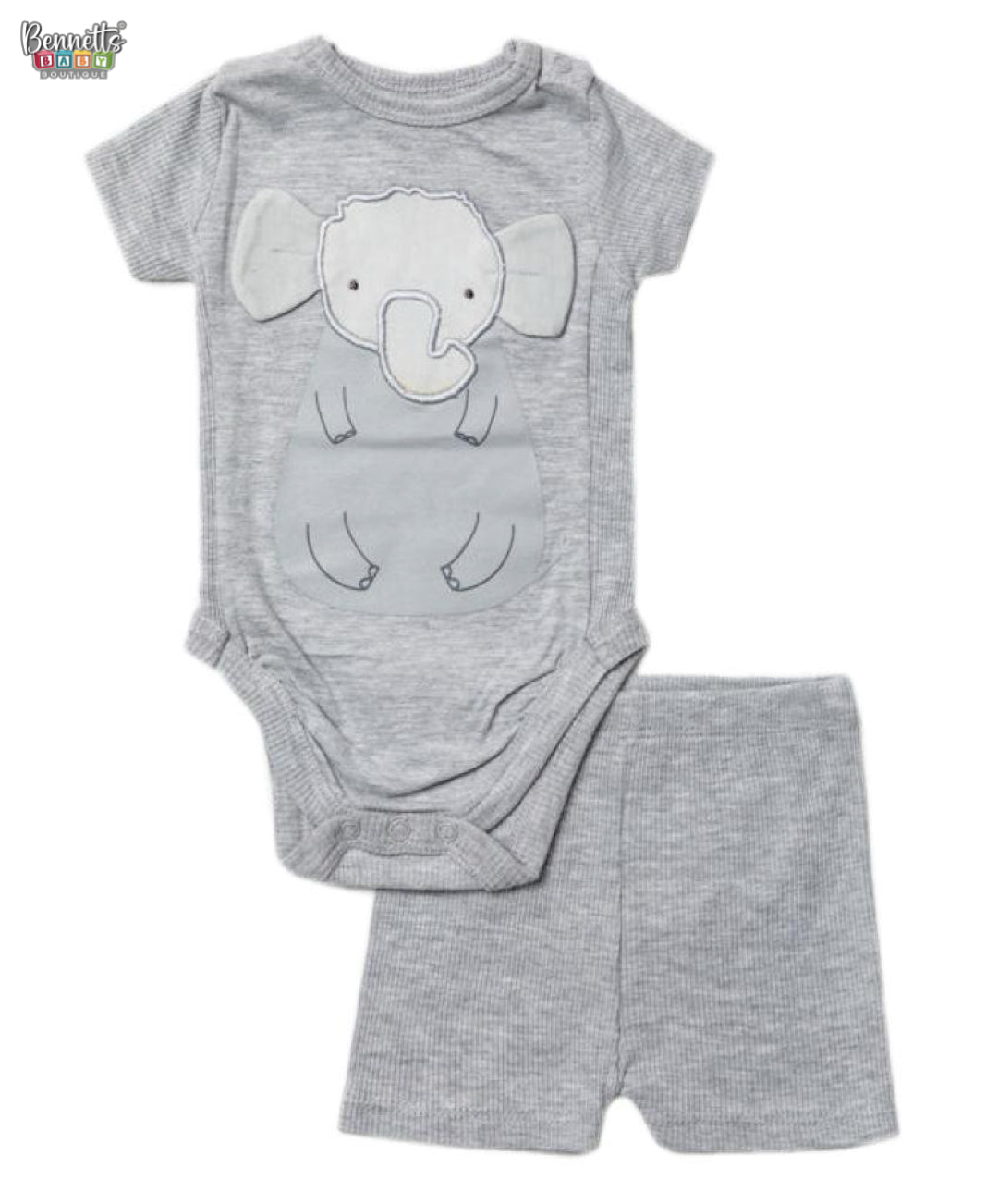 Rock a Bye Baby Elephant Bodysuit and short - Main Image