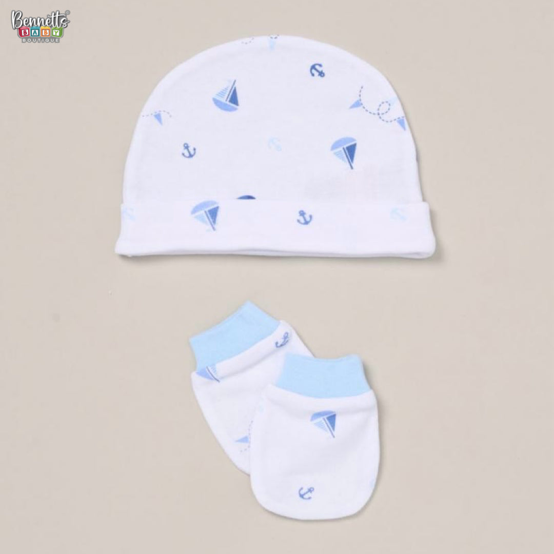 Rock A Bye Baby 5 Piece 'Little Boats' Gift Set & Bag