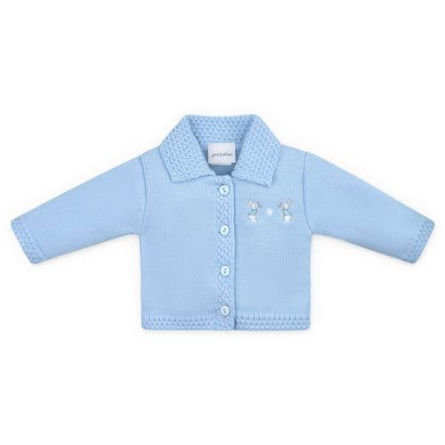 Blue Collared Bunny Cardigan