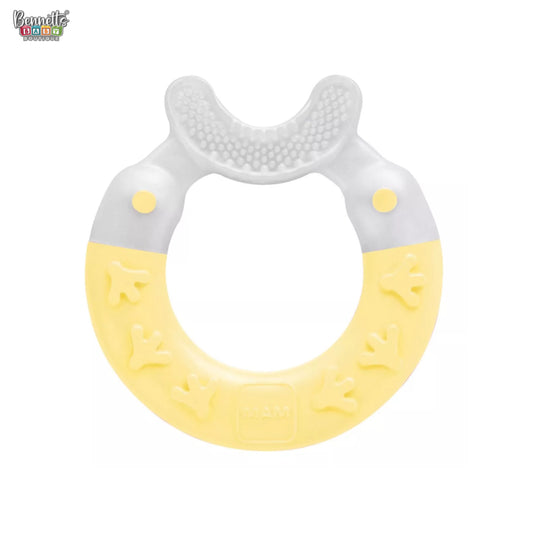 MAM Bite and Brush Teether - Yellow